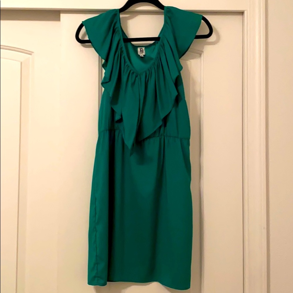 Women’s green dress